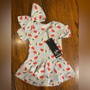 Popsicle Dress & Bow